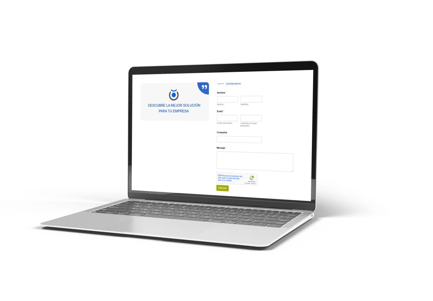 Plataforma de emisión de certificados en un portátil